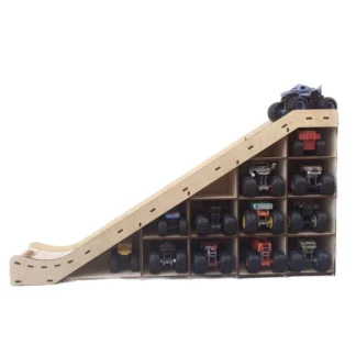 Wood Ramp with Garages